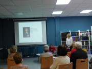 Spotkanie z dr Kamilą Kasperską-Kurzawą w MBP w Skierniewicach 